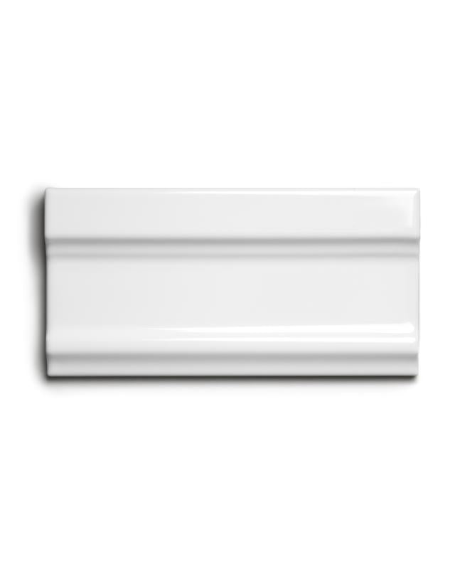 Tile Victoria - Tile molding 7.5 x 15 cm (2.95 x 5.91 in.) white, glossy