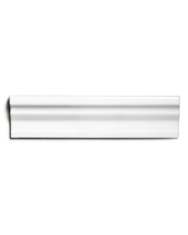 Tile Victoria - Tile molding 5 x 20 cm classic, white