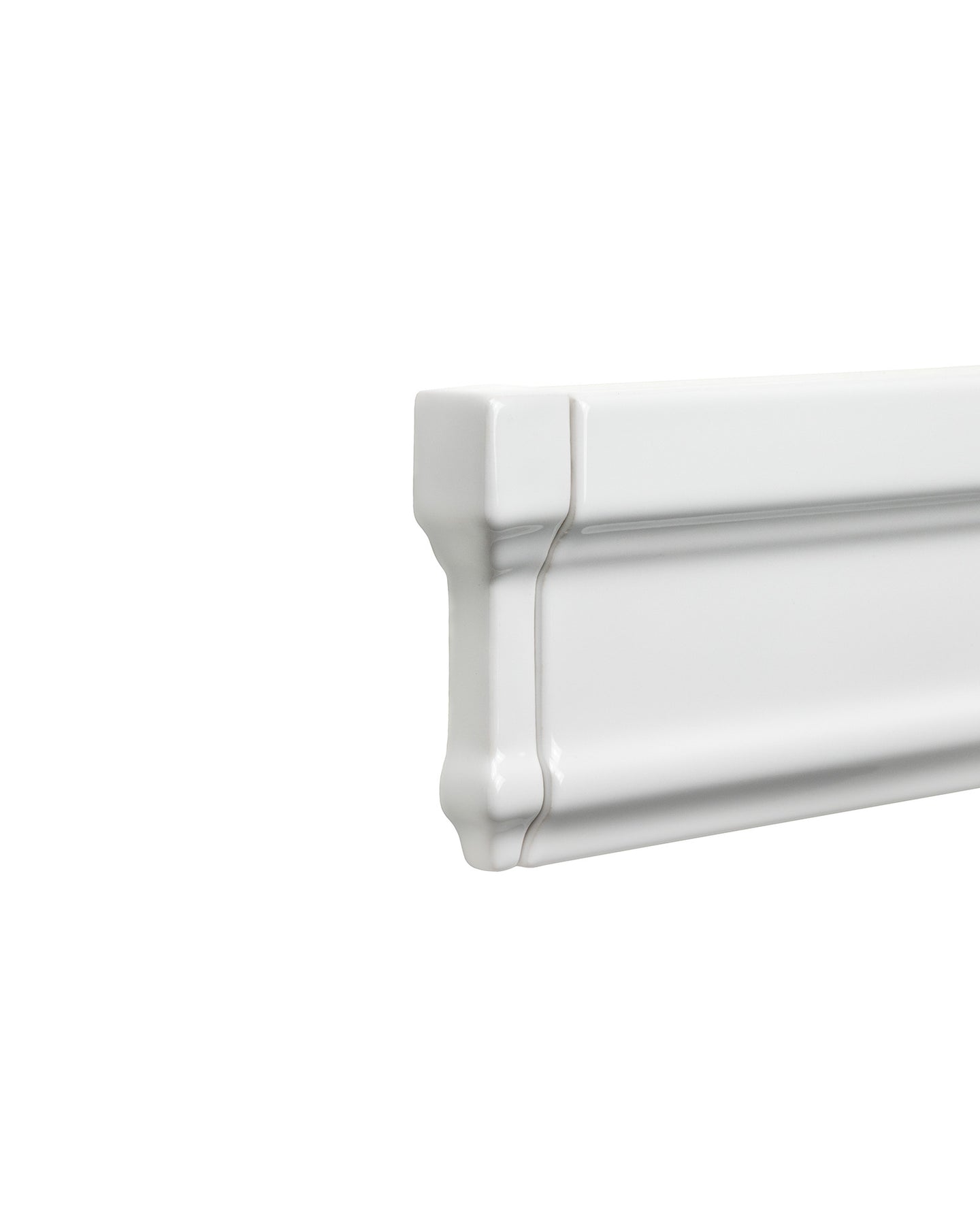 Tile Victoria - Corner piece for tile edge 7.5 x 15 cm (2.95 x 5.91 in.), white