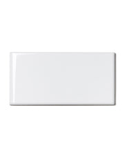 Victoria Tile – 7.5 x 15 cm White Bullnose Short Side thumbnail image