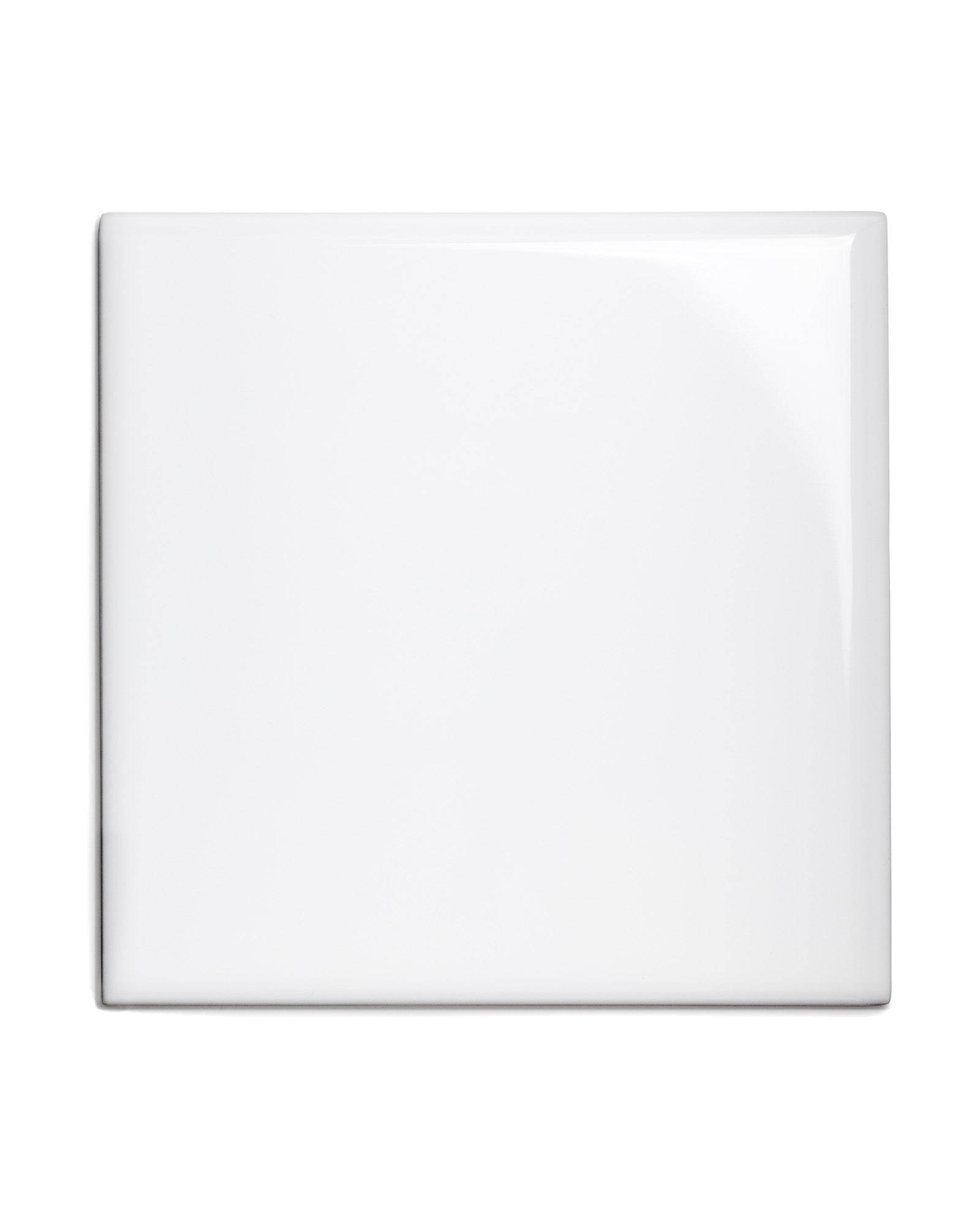 Victoria flis – 15 x 15 cm hvit bullnose hjørne image