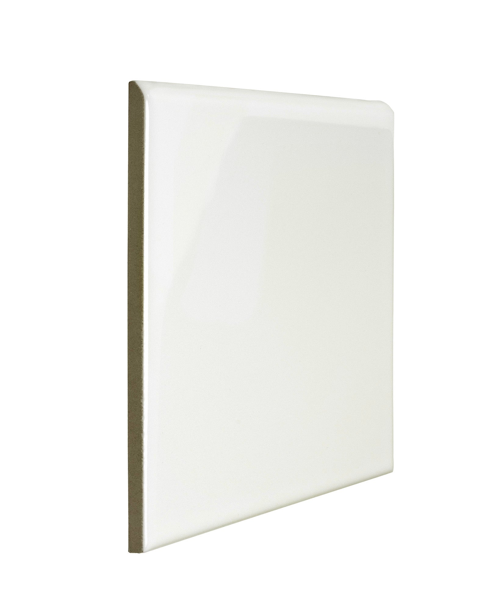 Fliese Victoria - 15 x 15 cm elfenbeinweiß Bullnose Längsseite/Kurzseite  image