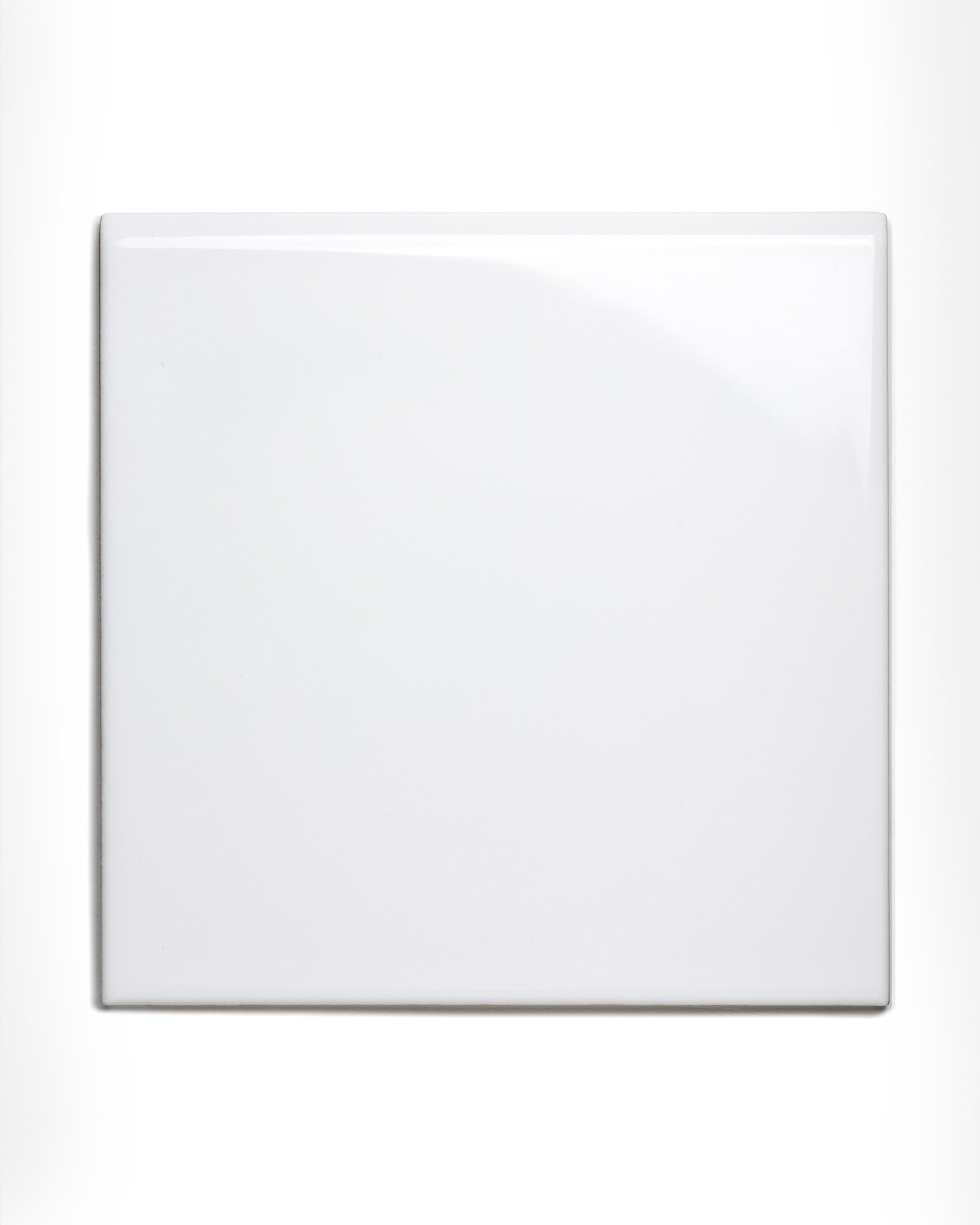 Victoria Flis – 15 x 15 cm Hvit Bullnose Langside/Kortsiden image