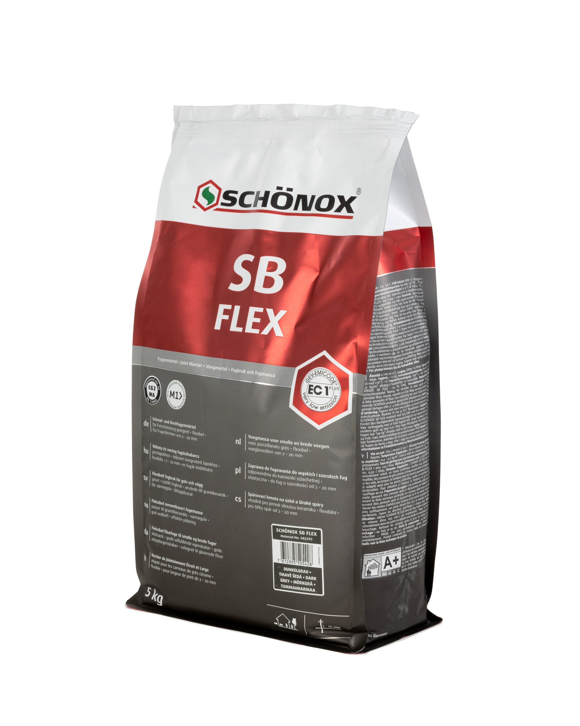 Grouting mortar - Schönox SB dark gray 5 kg image
