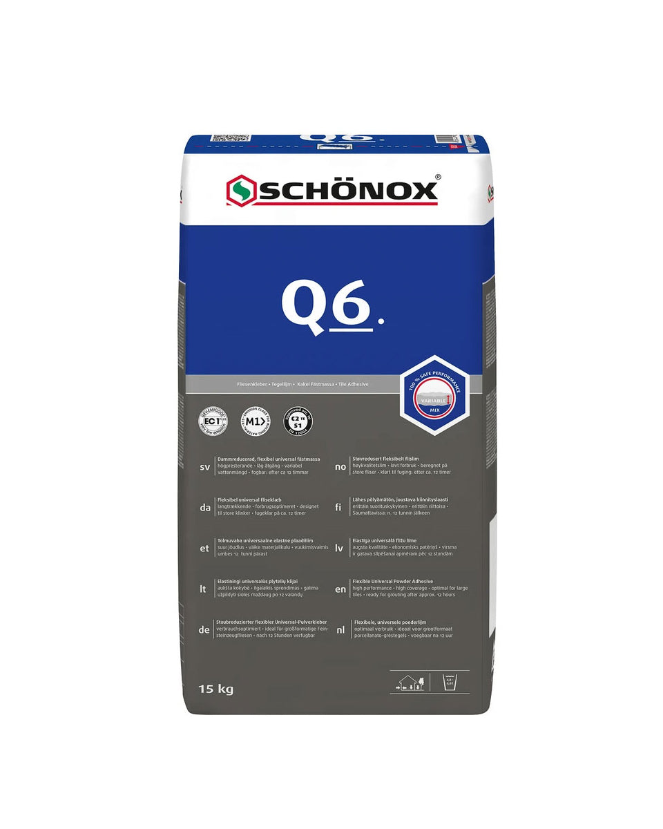Fliesenkleber 15 kg - Schönox Q6 Klebemörtel image