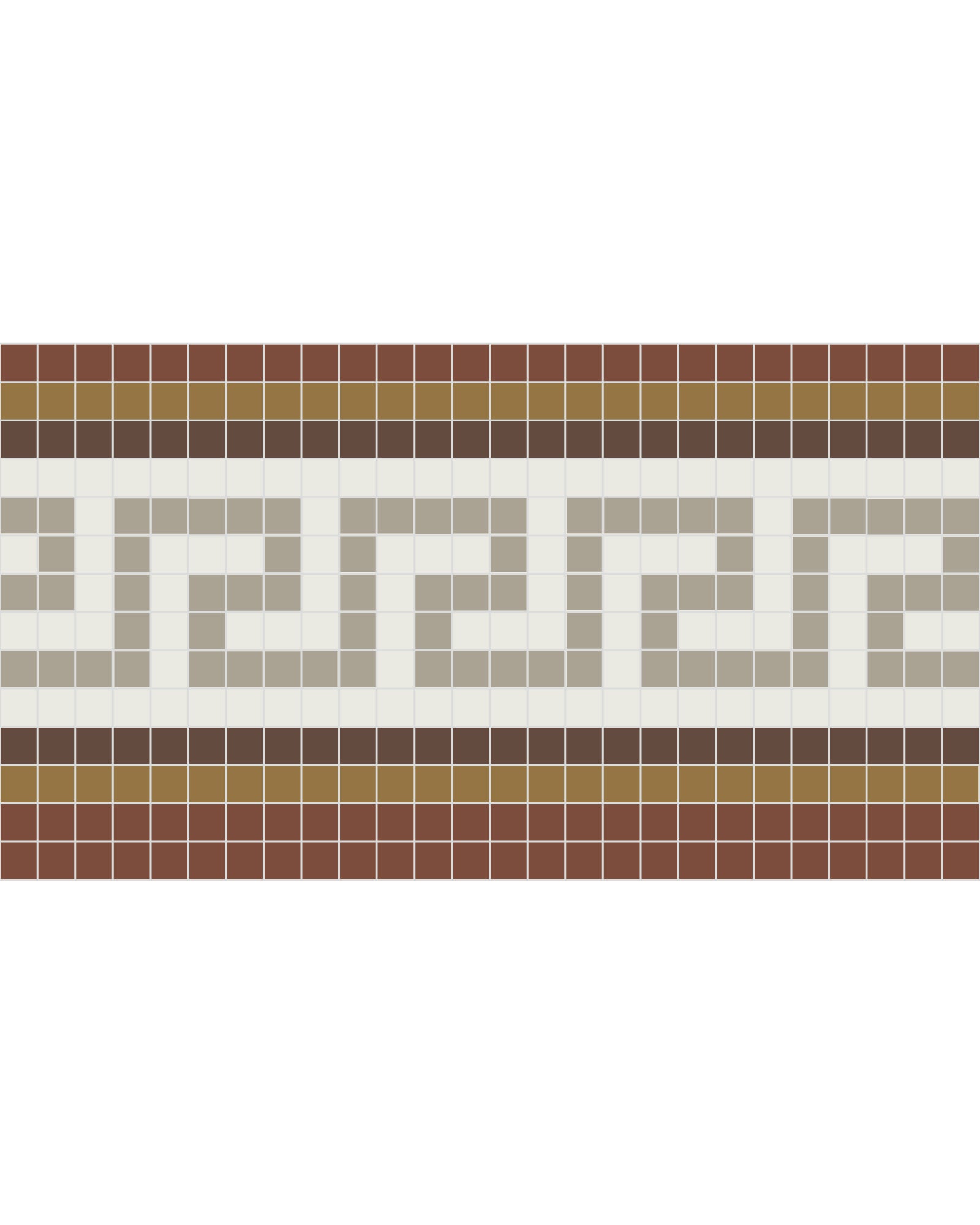Klinkerfris - Mosaik Regent Röd image