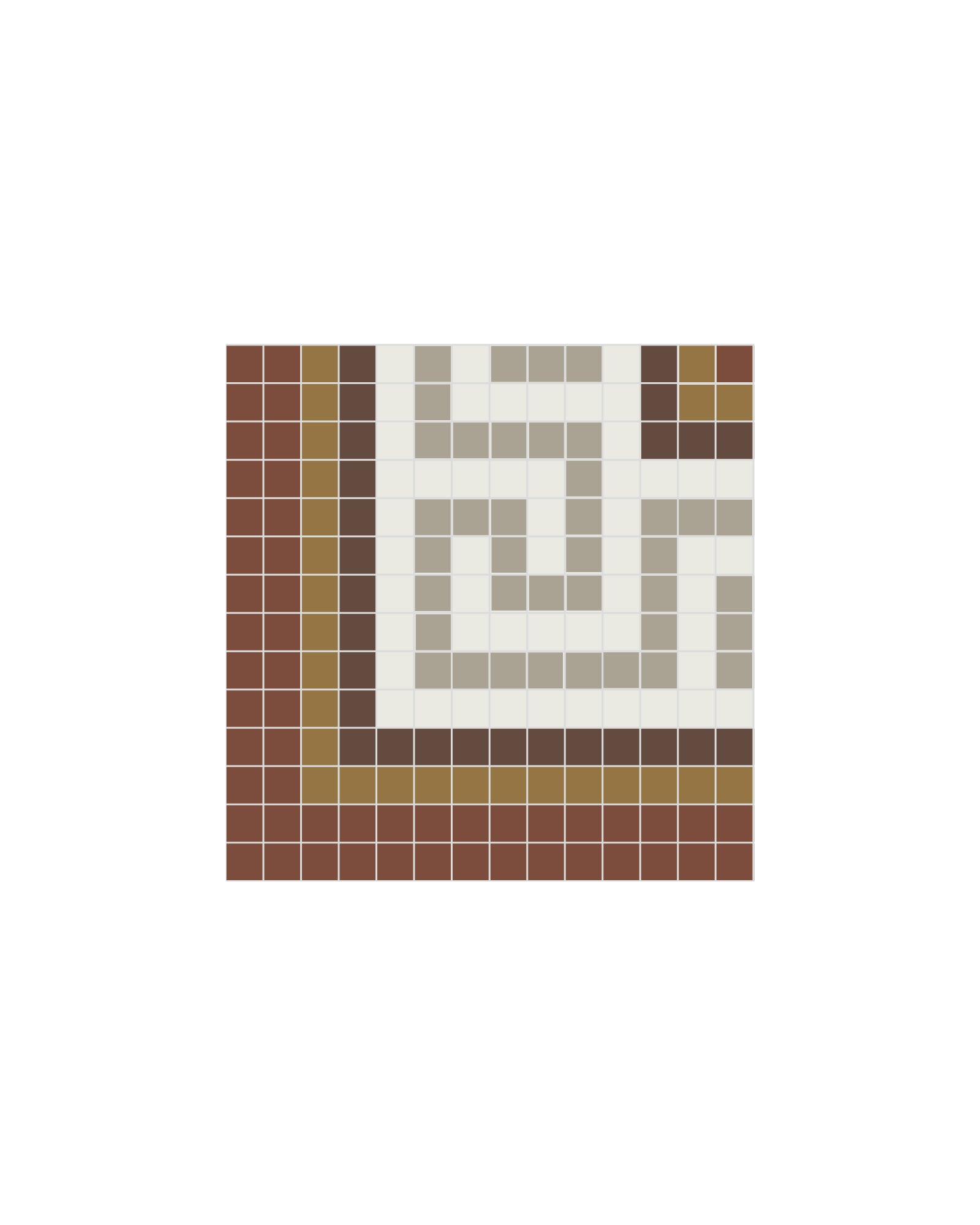 Klinkerfris hörn - Mosaik Regent Röd image