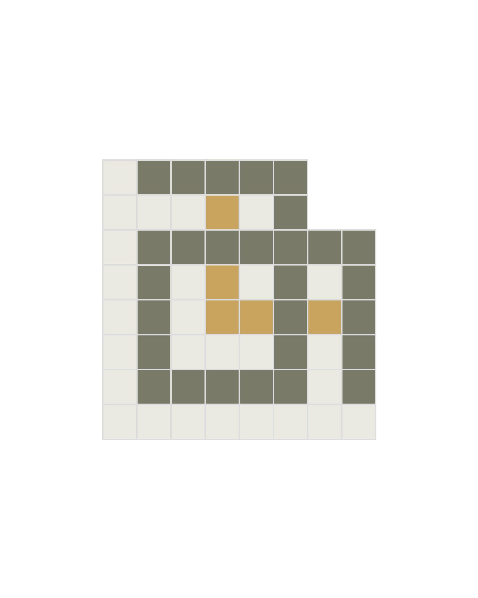 Tile border corner - Mosaic Mayfair Green image