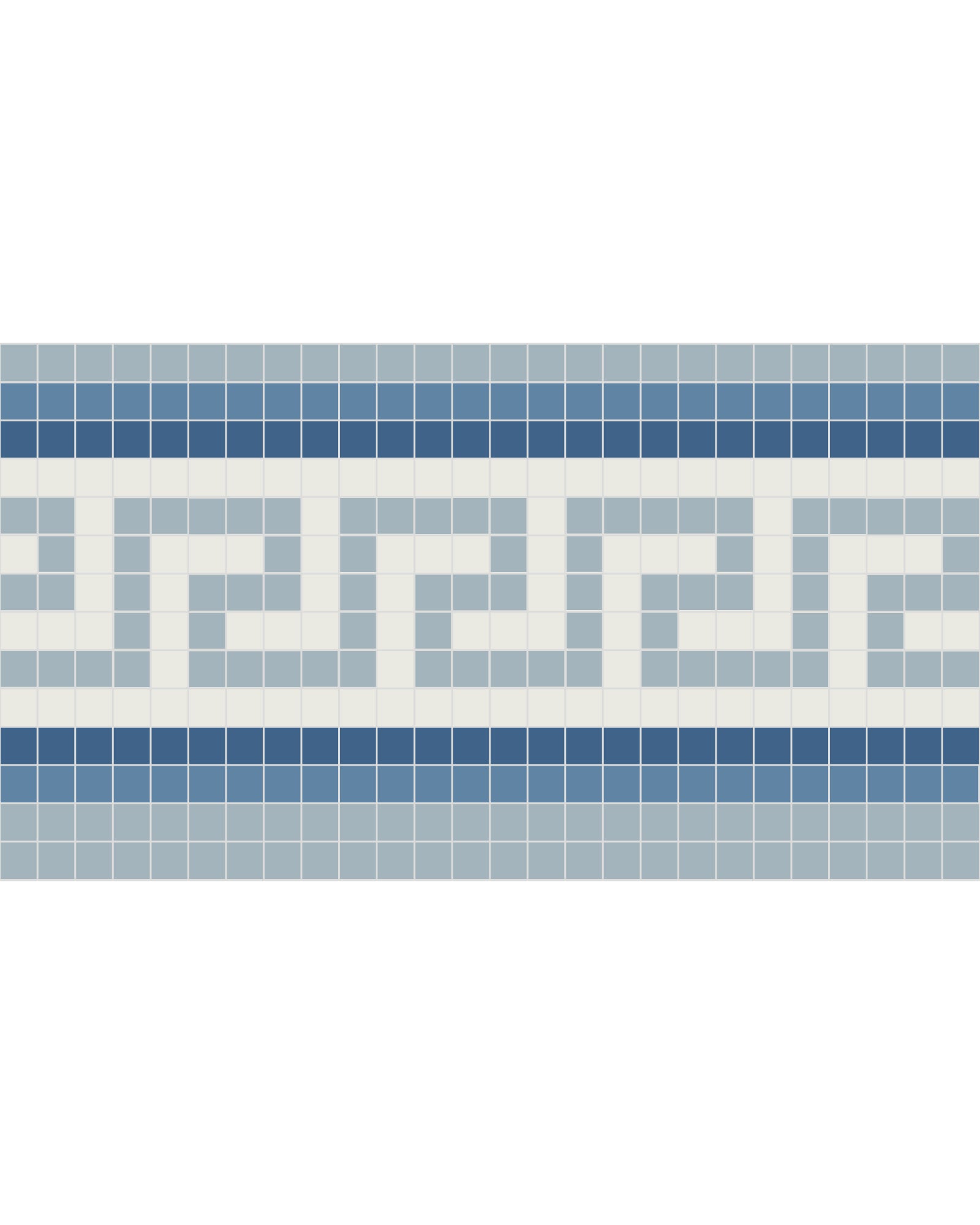 Tile border - Mosaic Regent Blue image
