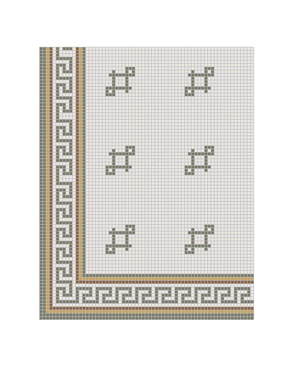 Baldosa - Mosaico Regent Verde image