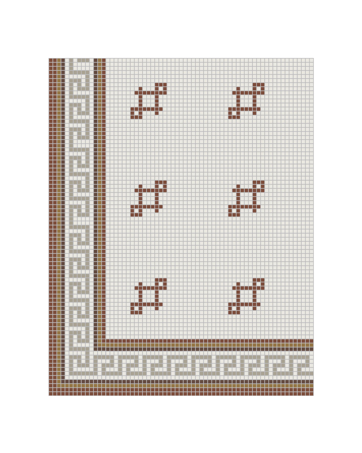 Klinker - Mosaik Regent Röd image