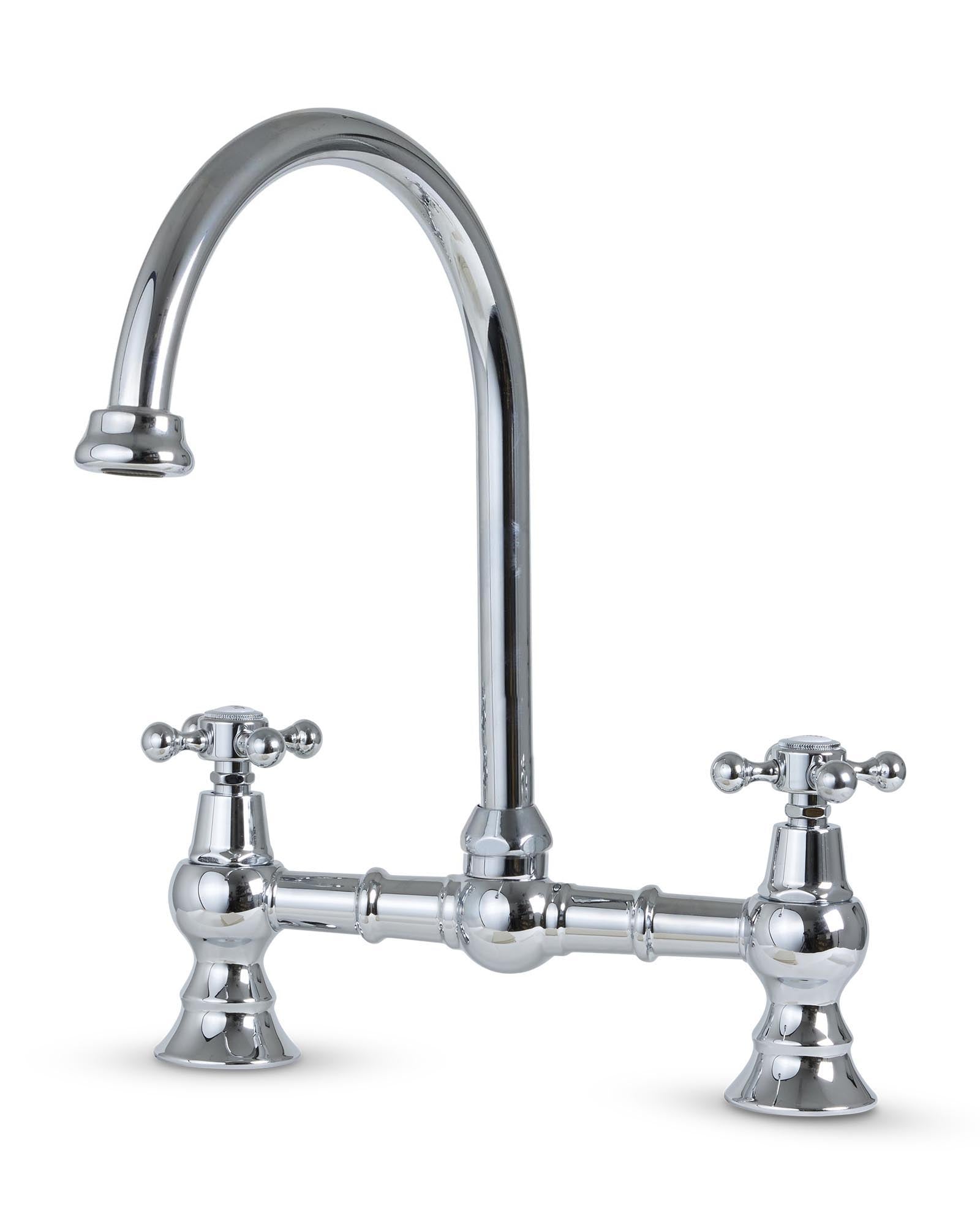 Kitchen Faucet - Pembroke Two-Hole Faucet, Gooseneck, Chrome image