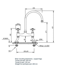 Kitchen Faucet - Victoria Chrome thumbnail image