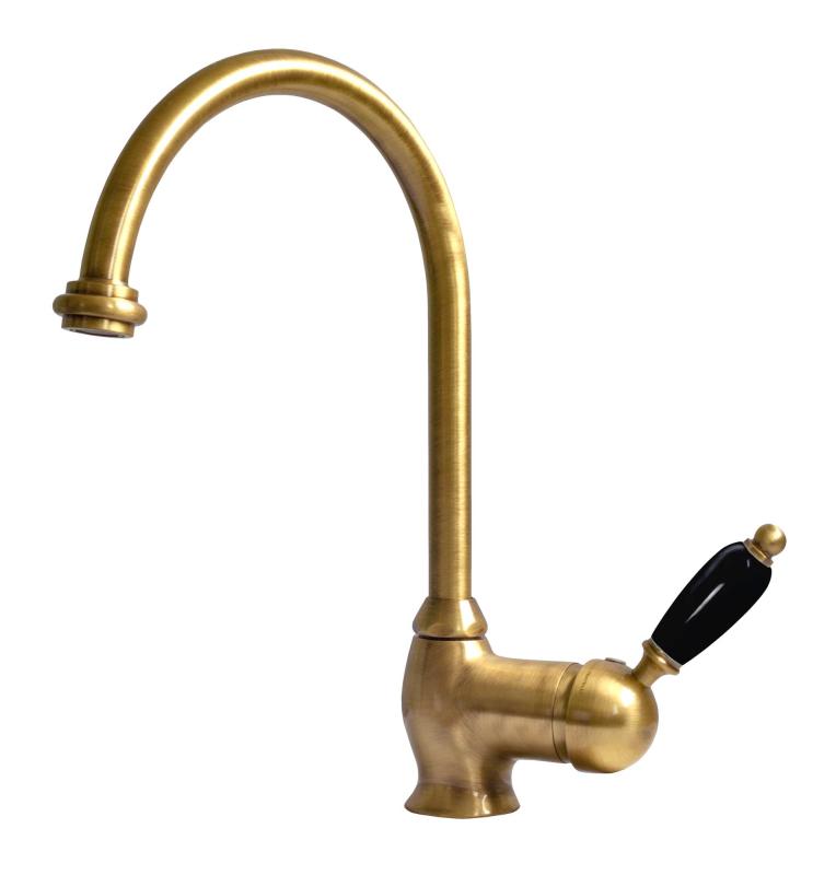 Kitchen Mixer - Finsbury Bronze with Black Handle