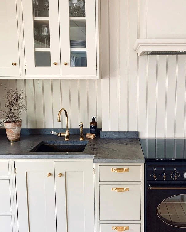 Mezclador de cocina - Finsbury bronce con ducha de mano image