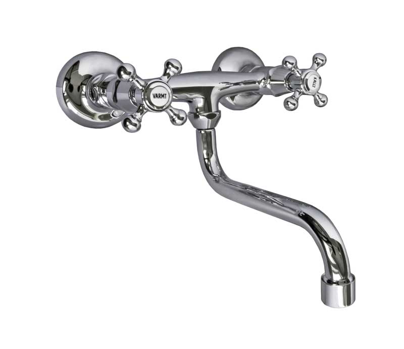 Kitchen Faucet - Wall Kensington chrome