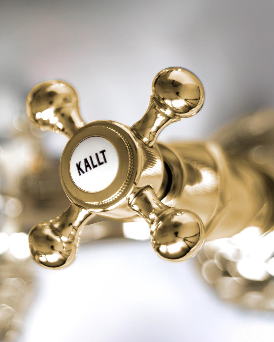 Mitigeur de cuisine - Mitigeur mural Kensington en laiton image