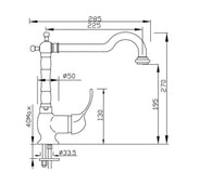 Kjøkkenbatteri - Cambridge med svart håndtak thumbnail image