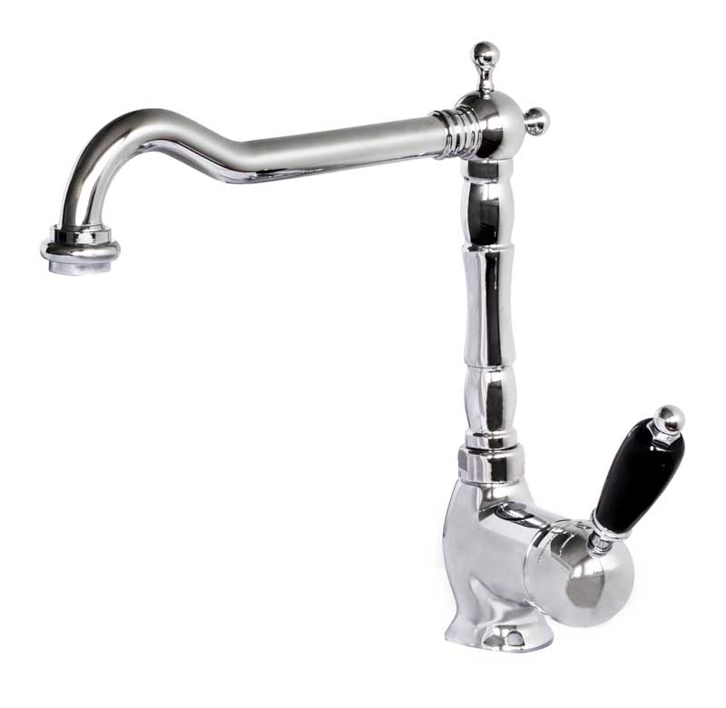 Kitchen Faucet - Cambridge chrome with black handle
