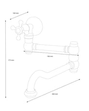 Pot Filler – Yorkshire krom thumbnail image