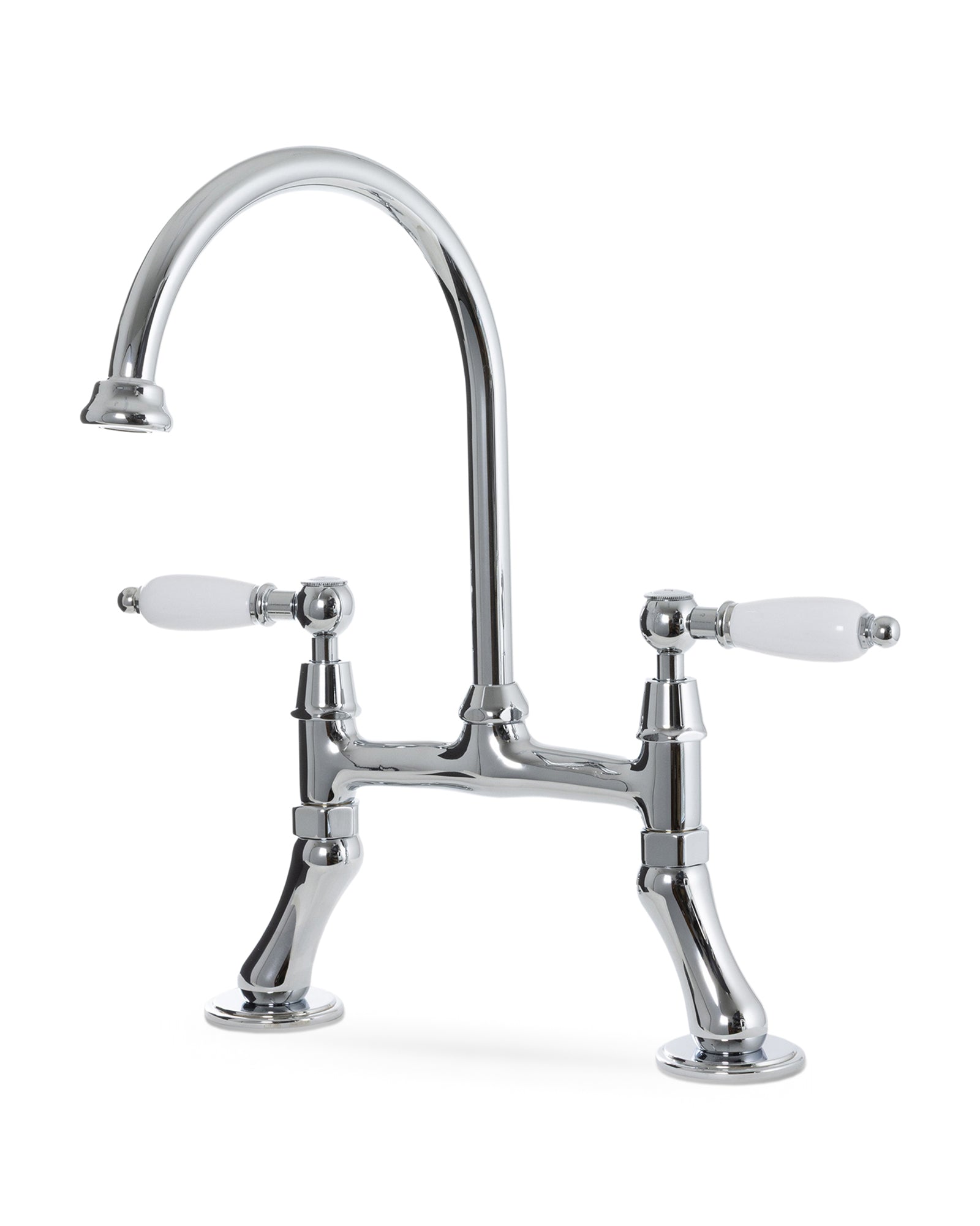 Kitchen Faucet – Two-Hole Faucet Salford Swan Neck Chrome image