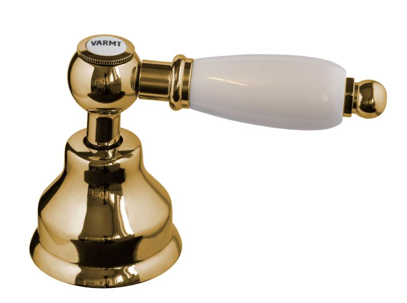 Dishwasher valve - Chelsea - White Handle, Chrome