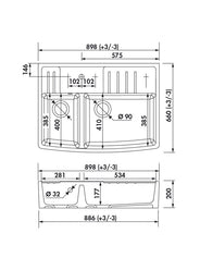 Dobbel vask – Clotaire III 900 thumbnail image
