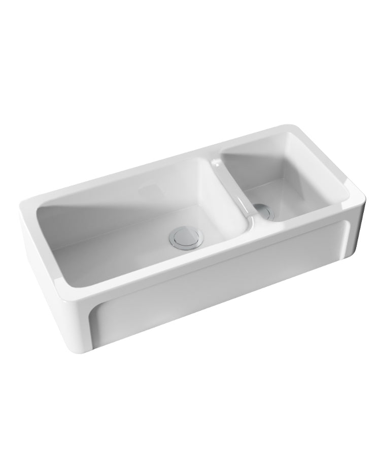 Kitchen Sink Double - Buckinghamshire 100.3 cm (39.5 in.), Detailed Front