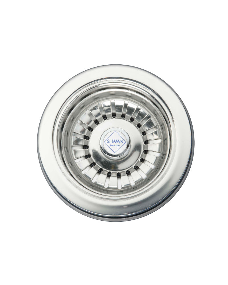 Basket strainer - Shaws chrome
