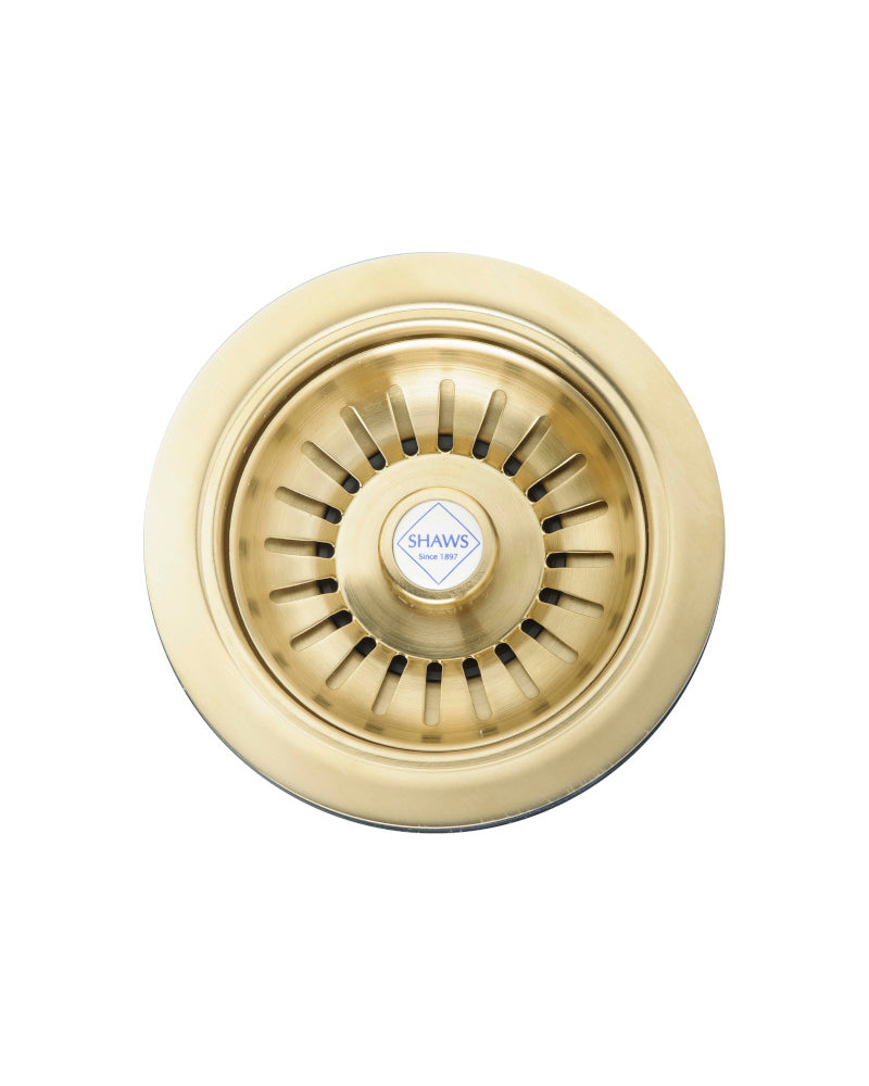 Sink basket strainer - Shaws antique bronze