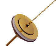 Drain valve for sink - Brass with plug thumbnail image
