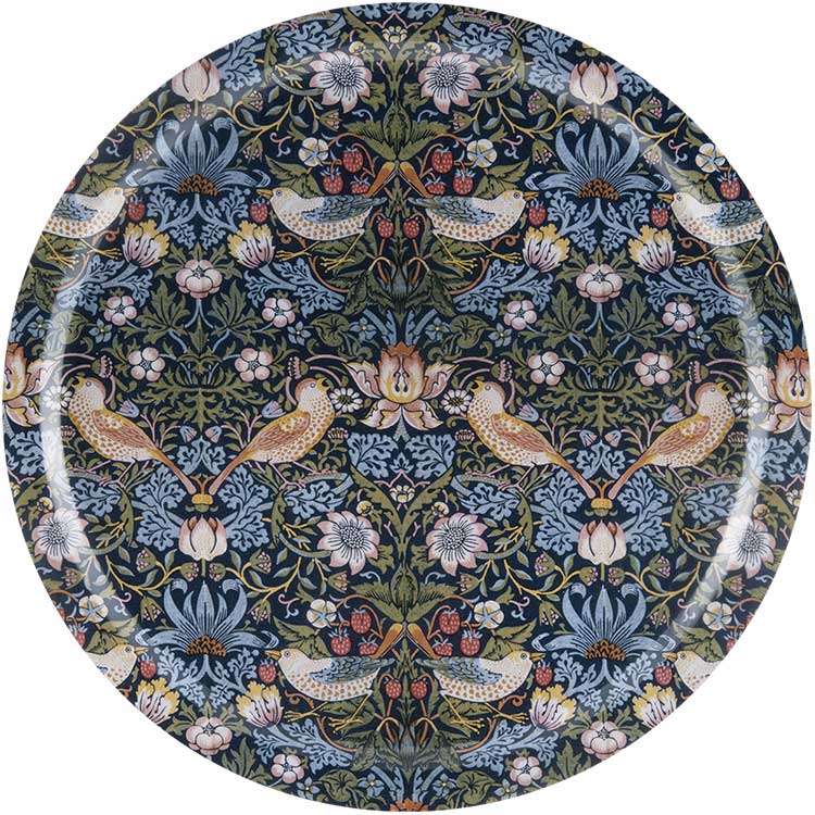Tray 49 cm - William Morris, Strawberry Thief