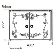 Vedluke - Støpejern, for Innmuring thumbnail image