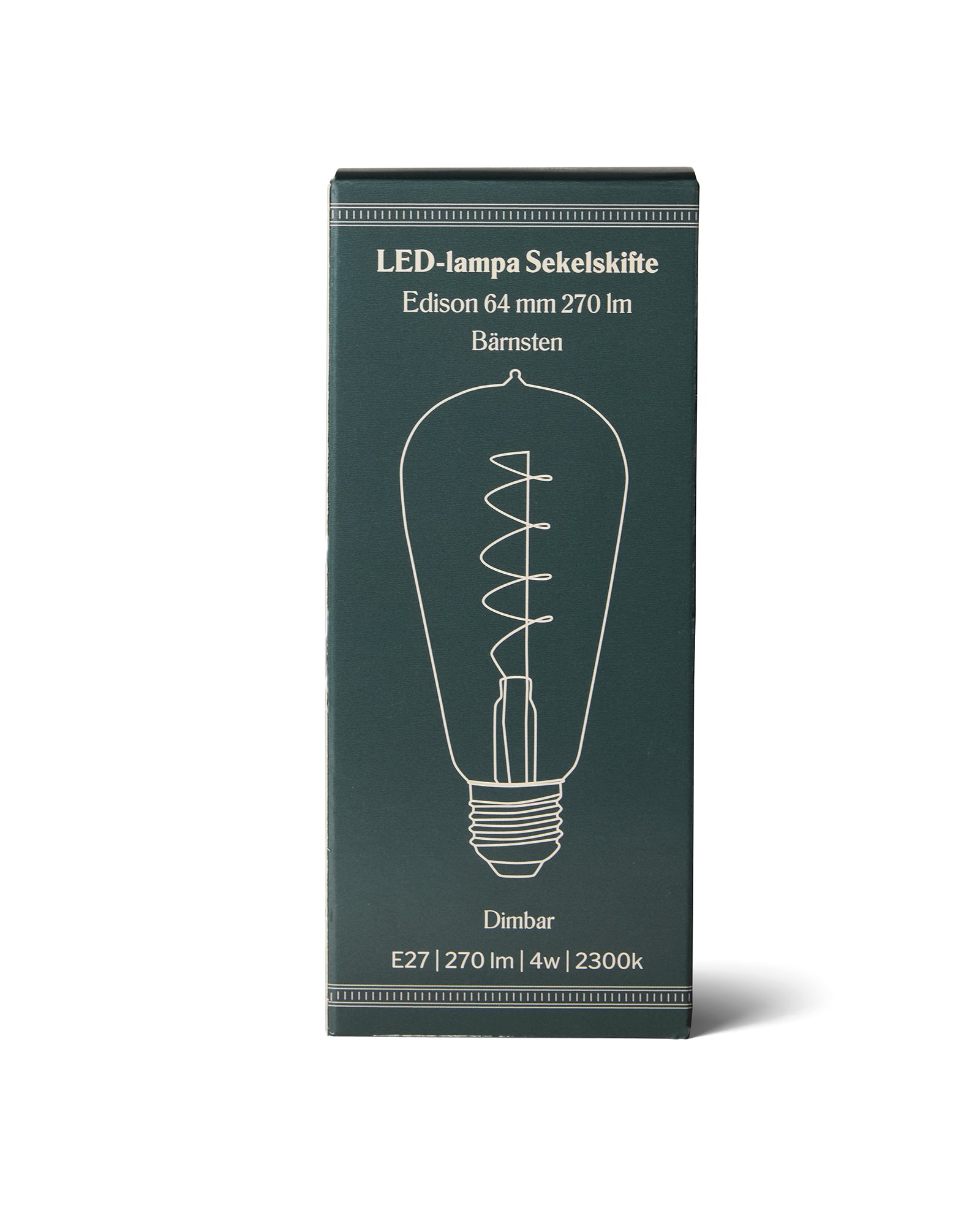 LED-lampa Sekelskifte - Edison 64 mm 270 lm, bärnsten image
