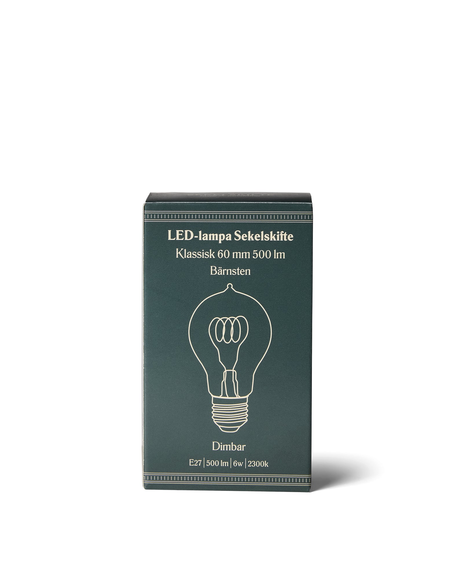 LED-lampa Sekelskifte - Klassisk 60 mm 500 lm, bärnsten image