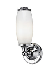 Burlington Bathroom Light - Chrome base and frosted glass thumbnail image
