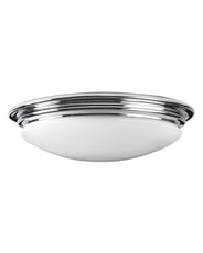 Bathroom Lamp - Ceiling lamp Bovey plafond chrome / white thumbnail image