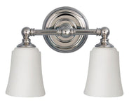 Baderomslampe - Vegglampe Coquet to-armet krom/frost thumbnail image