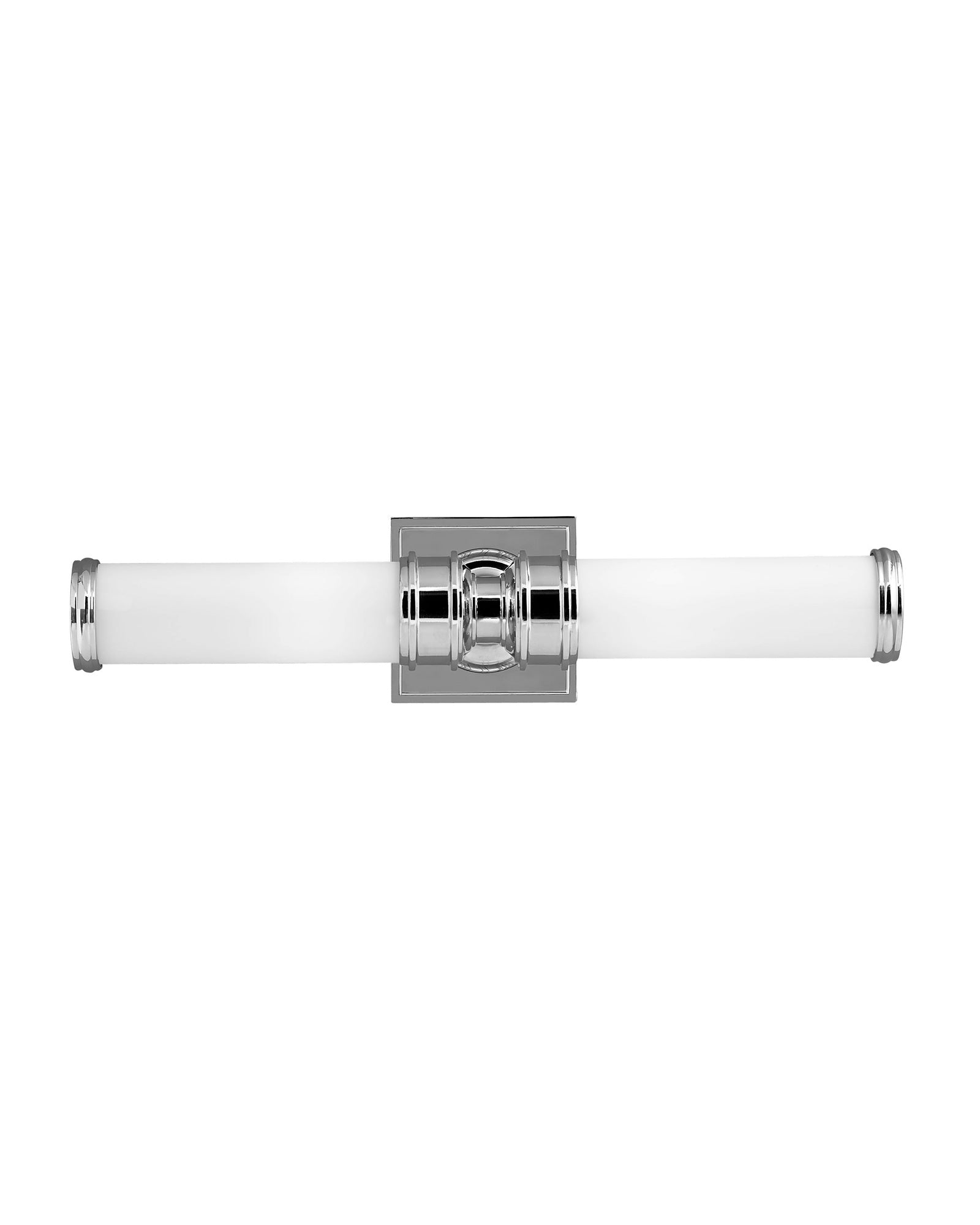 Bathroom lamp - Wall lamp Longford double chrome/white image