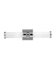Bathroom lamp - Wall lamp Longford double chrome/white thumbnail image