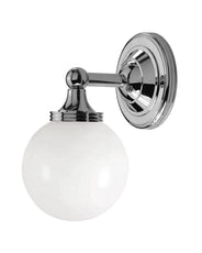 Bathroom Lamp - Wall Lamp Truro Chrome / White thumbnail image