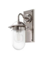 Badrumslampa Guild - Vägglampa, frostat glas, borstad nickel thumbnail image