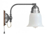 Wall Light - Gripenberg - Nickel - Opal White Cloche Shade thumbnail image