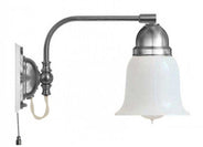Wall Light - Gripenberg - Nickel - Opal White Cloche Shade thumbnail image