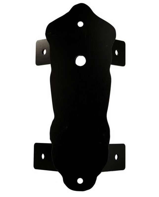 Corner wall mount in black throw - For Solvik
