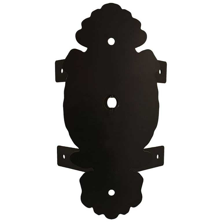 Corner wall mount in black throw - For Glimmerö