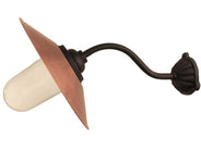 Exterior Lamp - Fixed 35° Light, Hook Mount Arm, Copper Shade thumbnail image