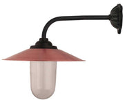 Utomhuslampa - Stallampa 90° lång böj, kopparskärm thumbnail image