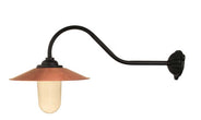 Outdoor Light - Fixed 90° Light with Hook Mount Arm, Copper Shade thumbnail image