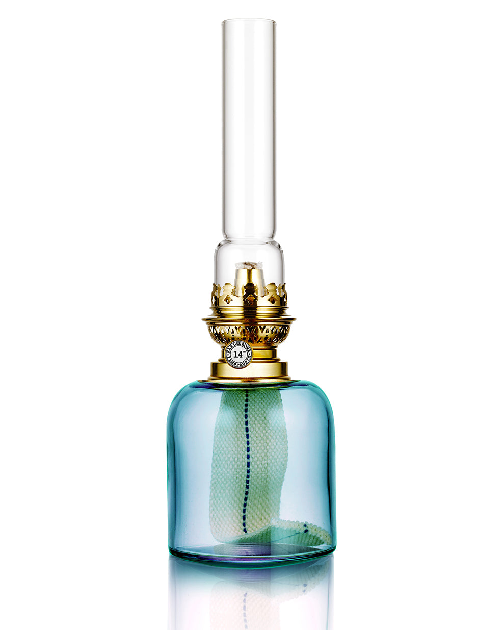Petroleumlampe – Kungsholmen, Aquamarinblau image